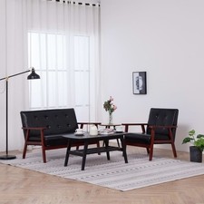 Sofagarnitur Kunstleder Sofa Sessel Couch Sitzmöbel mehrere Auswahl vidaXL