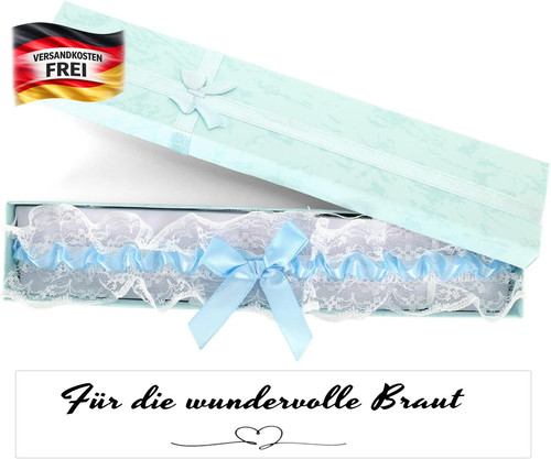 Hochzeit strumpfband blau - hochzeit,