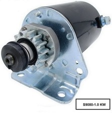 Anlasser Poweranlasser mit 1.0 KW Leistung für Briggs & Stratton 14 Zahn Ritzel