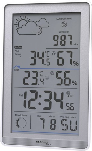 Technoline wetterstation uhr - wetterstation,