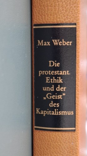 Max weber die protestantische - max,