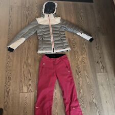 KJUS: Skianzug Damen Jacke 38 Medium & Hose 36 Small Ski M - S Grau Weiß Pink