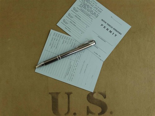 Army driver license - us,