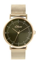 S.Oliver Damenuhr Edelstahl IP