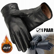 Bundeswehr Lederhandschuhe Leder BW Warm Gefüttert Handschuhe Winter Outdoor