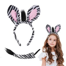 Tier kostüm set zebra - kostüm,