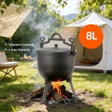 Gusseisen-Kessel 8L Feuertopf
