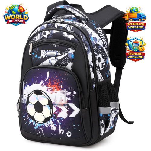Schulrucksack zoll schwarz - schulrucksack,