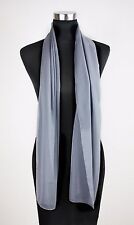 Chiffon Schal 26 Unifarben Stola Tuch elegant schlicht festlich Hals Kopftuch