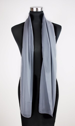Chiffon schal seidig stola - chiffon,