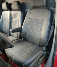Sitzbezüge nach Maß 1+2 Vordersitze Kunstleder passend für VW Caravelle T4