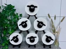 Toilettenpapierhalter Schaf | Badezimmer Deko | Klopapierhalter WC Gästetoilette