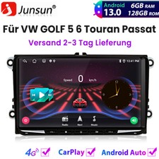 6+128G Android13 Carplay Autoradio GPS BT Für VW GOLF 5 6 Touran Passat EOS POLO