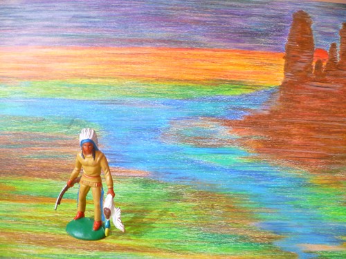 Alter ddr hartgummi indianer - alter,