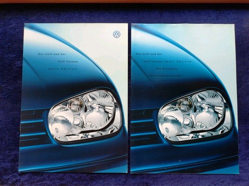 Golf prospekt 9 - vw, 9.2000