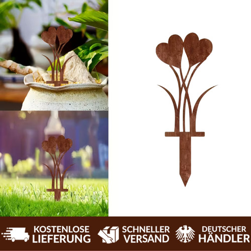 Rost herzen dekoration - rost,