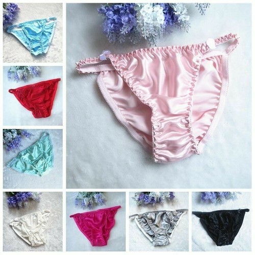 Damen seide charmeuse tanga - seide,