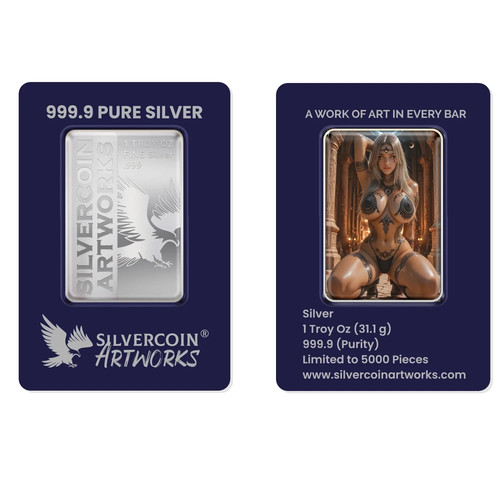 Silber 999 koloriert - 1, oz
