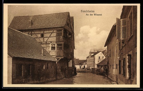 Ansichtskarte forchheim an - forchheim,,