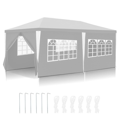 Pavillon 3x6 partyzelt - 3x6, weiß