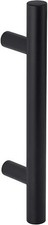Stoßgriff Edelstahl schwarz