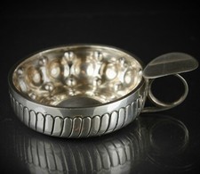 Old french massiv silver wine