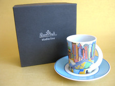 ROSENTHAL  City Cup *Frankfurt* Espressotasse + UT mit OVP Design H. Zimmermann