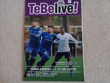 06.02.2022 TeBe Berlin - 1.FC Lok Leipzig  2021/22