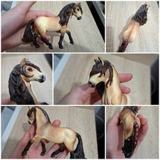 Schleich Pferd Repainted Baige