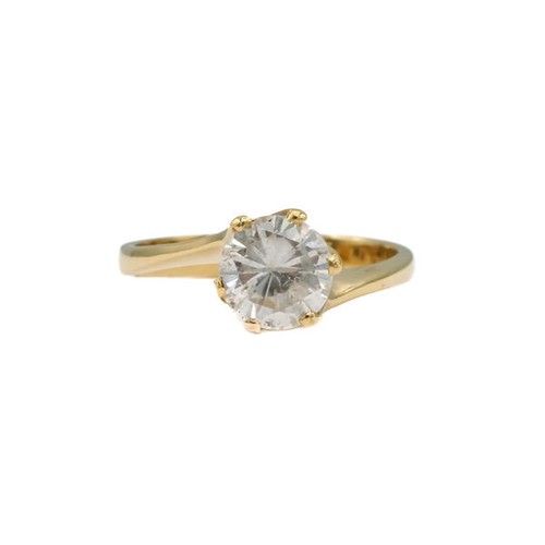 Ring mit brillantsolitär 44 - brillantsolitär, 1,44