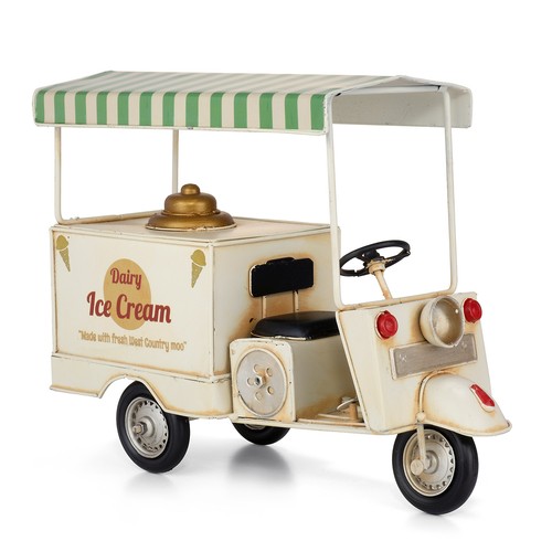 Deko blech eiswagen - blech,