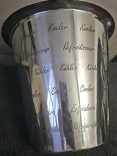 Vintage französischer silberner Eiskübel Muti Sprachkühler Display Topf Champagner Gewinn