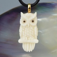 Eulenanhänger Aus Weißem