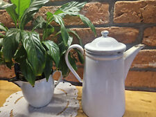 alte Emaille Kaffeekanne 1,5 l