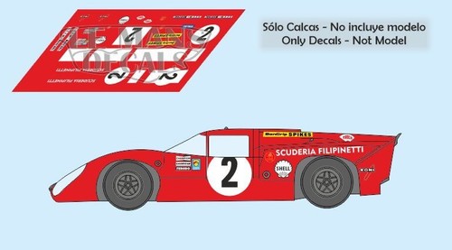 Decals lola t70 mkiii mans - t70, le
