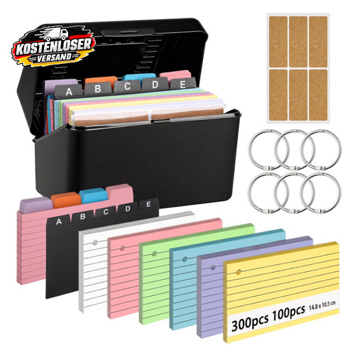 Karteikarten box mit 400 - box,