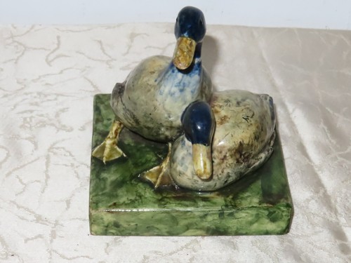 Keramik figur entengruppe - keramik,