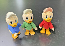 3 Walt Disney Figuren - Tick, Trick und Track - ca. 7cm - 70er Jahre