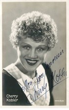 ARTISTE  Cherry KLOBER dédicace , autographe original