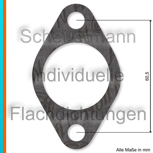 Dichtung vergaserfuß solex - dichtung, 35