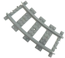 LEGO® Eisenbahn 1x gebogne Schienen (3677,7897,7898, 7938,7939,60051,60052)