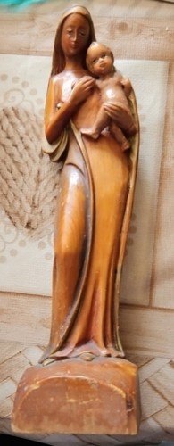 Vintage kleine mutter gottes - vintage,