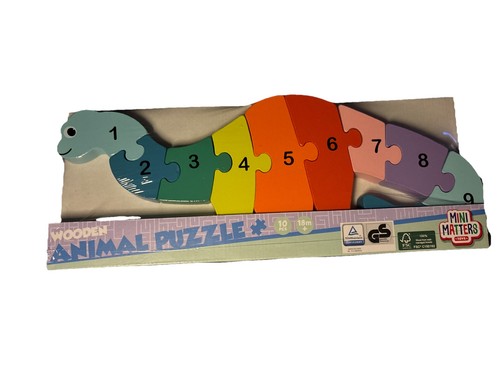 Zahlenpuzzle aus holz - aus,