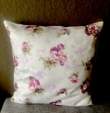 Kissenbezüge 40x40cm Dekokissen Blumen Landhaus Rosen Shabby