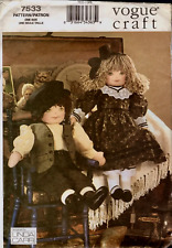 Schnittmuster Vogue 7533 / 788 Puppen Nähen  Stoffpuppen  Kleidung FP