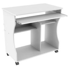 Computertisch PC-Tisch Studiotisch mit 4 Rollen Büro