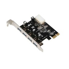 E33C PCI Express Karte mit 4 x USB 3.0 externen Typ A Buchsen Erweiterungskarte