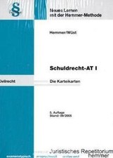 Schuldrecht AT 1. 148 Karteikarten von Karl E. Hemmer | Buch | Zustand gut