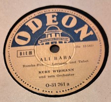 KURT WIDMANN ORCHESTER ODEON SCHELLACKPLATTE