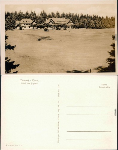 Ansichtskarte oberhof - ansichtskarte,